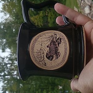 ⚜️ Minnesota LOON BLACK POTTERY ART STUDIO MUG EPLC